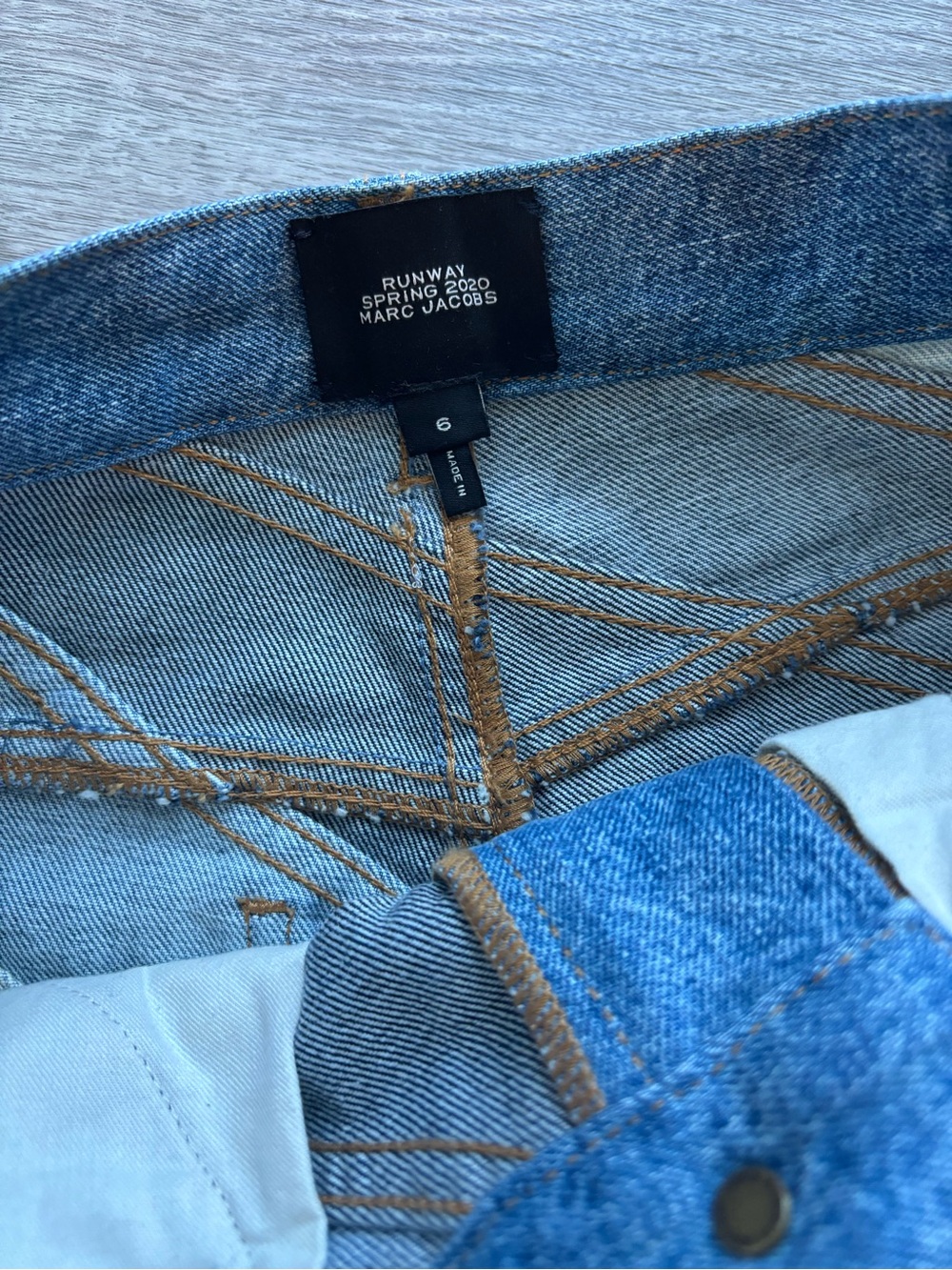 Marc Jacobs Spring 2020 Runway patchwork denim - Picture 4 of 4